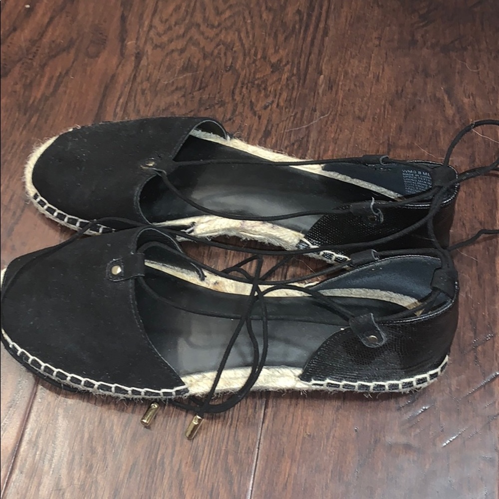 Ankle lace up espadrilles